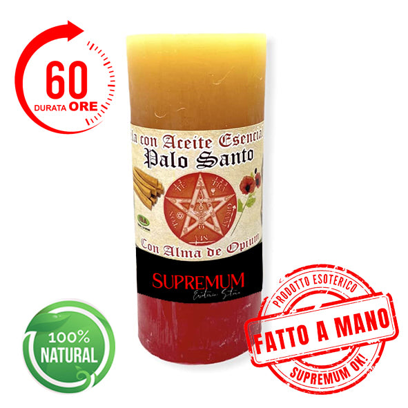 CANDELA ESOTERICA PALOSANTO E OPPIO